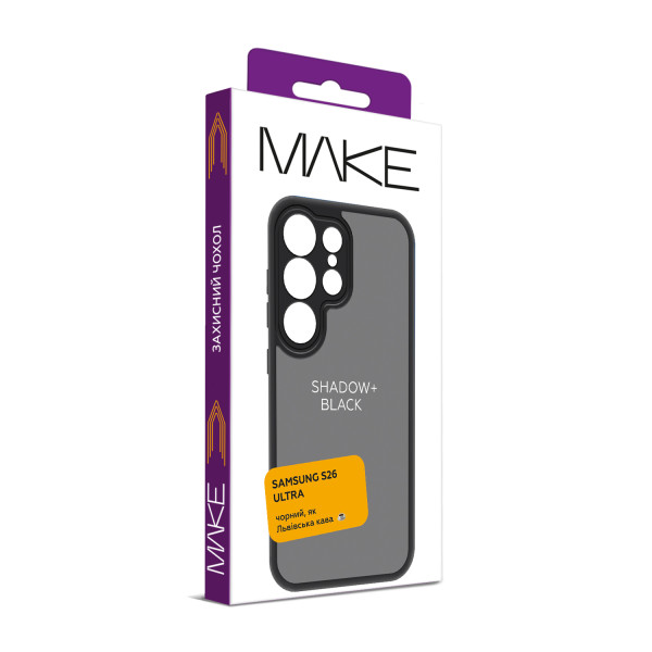 Фото - Чехол для смартфона MAKE Samsung S26 Ultra Shadow+ Black (MCSD-SS26UBK)