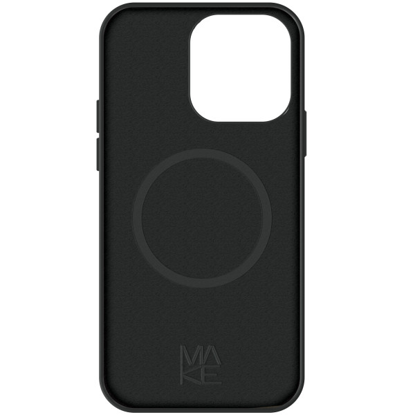 Фото - Чохол для смартфону MAKE Apple iPhone 16 Pro Silicone Magnet Pro Black (MCLPM-AI16PBK)