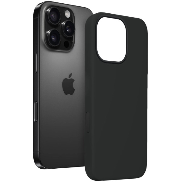 Фото - Чохол для смартфону MAKE Apple iPhone 16 Pro Silicone Magnet Pro Black (MCLPM-AI16PBK)