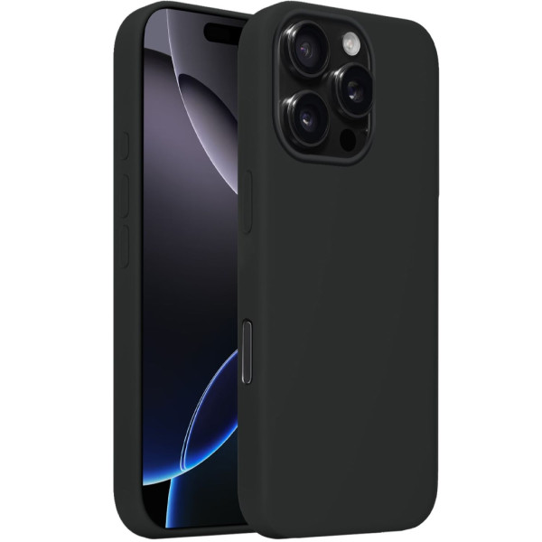 Фото - Чохол для смартфону MAKE Apple iPhone 16 Pro Silicone Magnet Pro Black (MCLPM-AI16PBK)