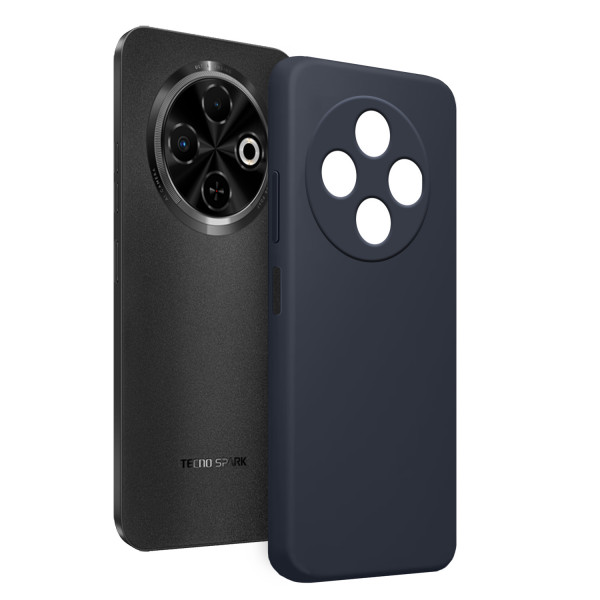 Фото - Чохол для смартфону MAKE Silicone Tecno Spark 30C Orbit Black (MCL-TS30COB)