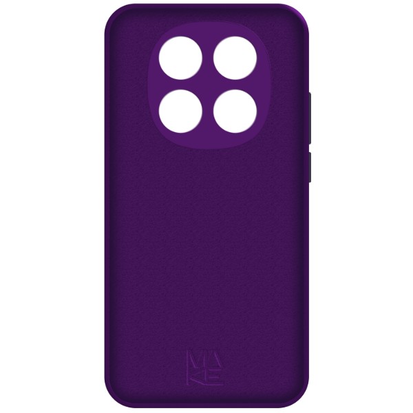 Фото - Чехол для смартфона MAKE Silicone Xiaomi Redmi Note 14 Pro 5G/Poco X7 Deep Purple (MCL-XRN14P5G/PX7DP)
