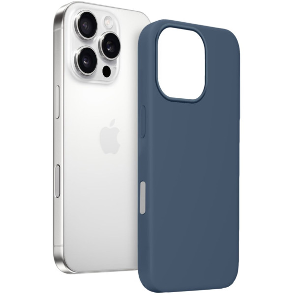 Фото - Чохол для смартфону MAKE Apple iPhone 16 Pro Silicone Magnet Pro Denim (MCLPM-AI16PDN)