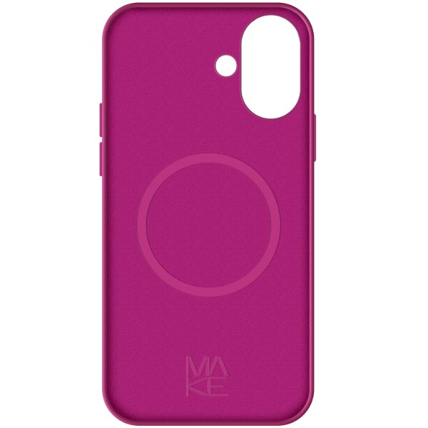 Фото - Чехол для смартфона MAKE Apple iPhone 16 Silicone Magnet Pro Fuchsia (MCLPM-AI16FC)