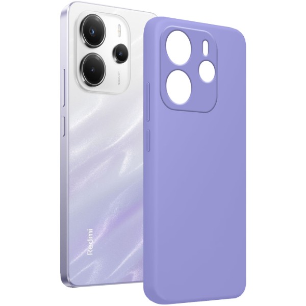 Фото - Чехол для смартфона MAKE Redmi Note 14 4G Silicone Mist Purple (MCL-XRN144GMP)