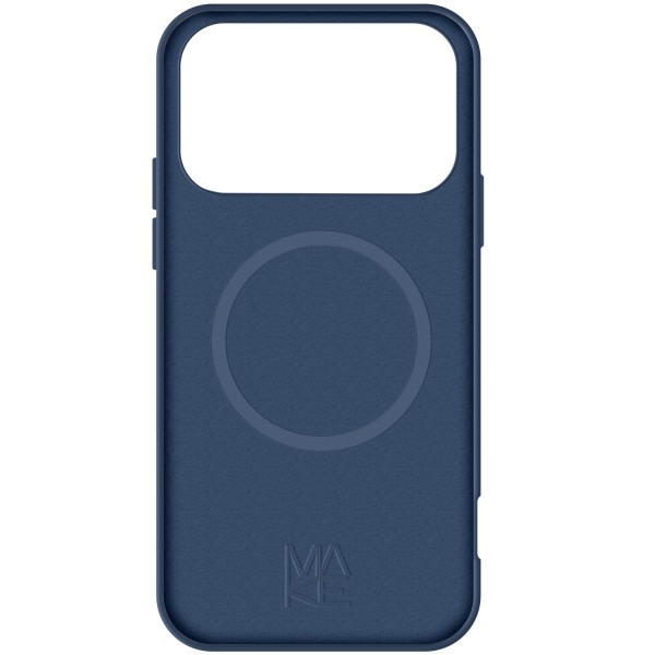 Фото - Чехол для смартфона MAKE Silicone Solo for Apple iPhone 17 Pro, Denim (MCSO-AI17PDN)