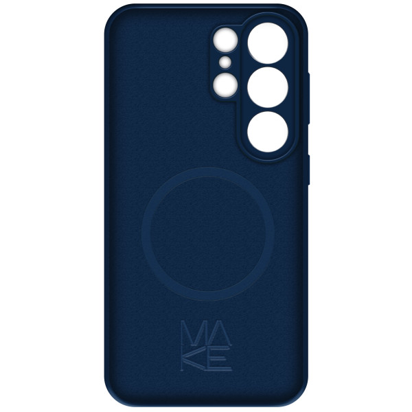 Фото - Чохол для смартфону MAKE Silicone Solo for Samsung S26 Ultra, Navy (MCSO-SS26UNV)