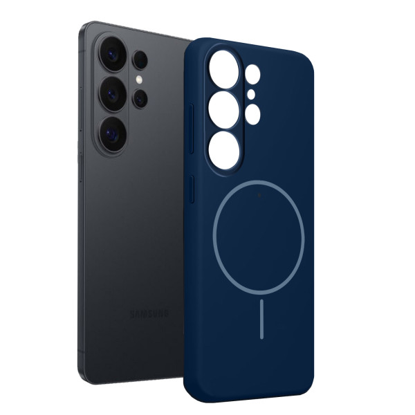 Фото - Чохол для смартфону MAKE Silicone Solo for Samsung S26 Ultra, Navy (MCSO-SS26UNV)