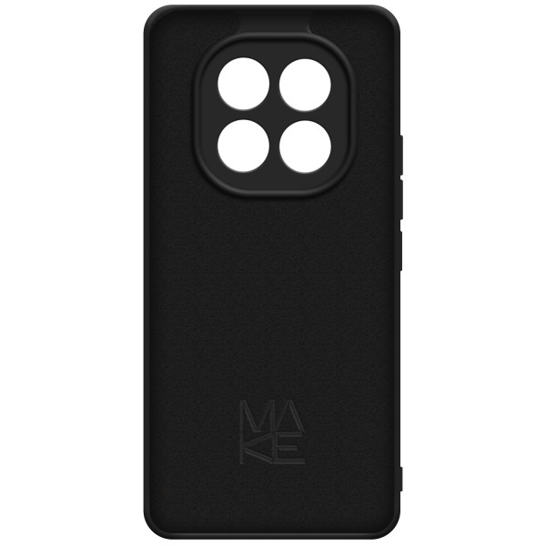 Фото - Чохол для смартфону MAKE Silk for Xiaomi Redmi Note 15 Pro 4G, Black (MCK-XRN15PBK)