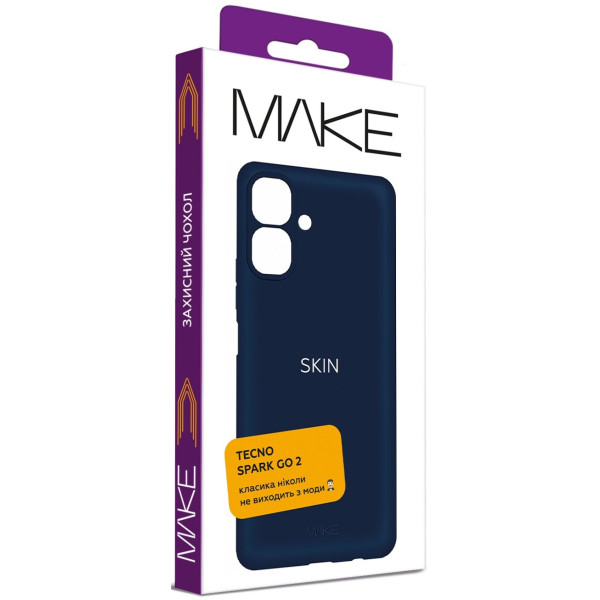 Фото - Чехол для смартфона MAKE Tecno Spark Go 2 Skin Blue (MCS-TSG2BL)