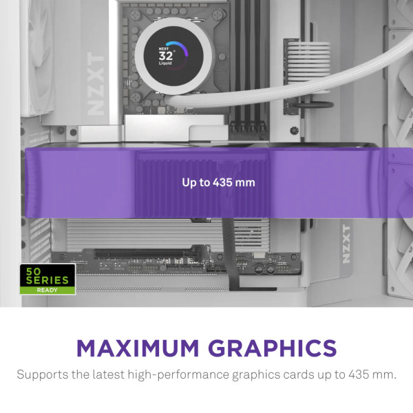 Фото - Корпус NZXT H9 Flow Dual-Chamber Mid-tower Case - All White (CM-H92FW-01)