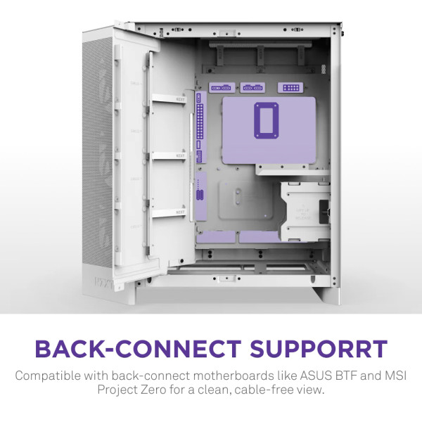 Фото - Корпус NZXT H9 Flow Dual-Chamber Mid-tower Case - All White (CM-H92FW-01)