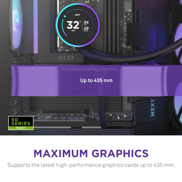 Фото - Корпус NZXT H9 Flow RGB Dual-Chamber Mid-tower Case - All Black (CM-H92FB-R1)