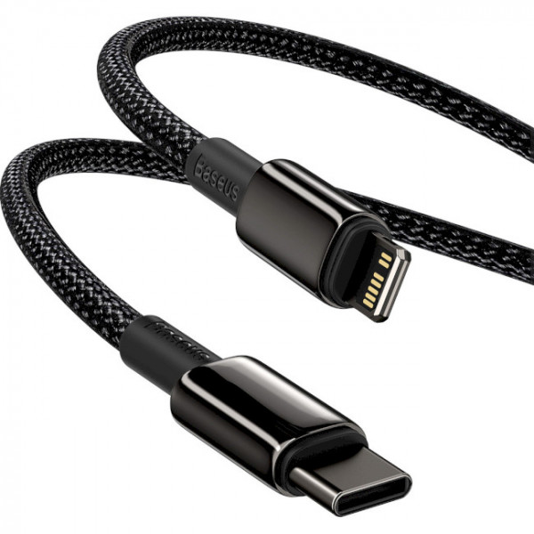 Фото - Кабель Baseus Type-C to Lightning PD 20W 2m Black (CATLWJ-A01)