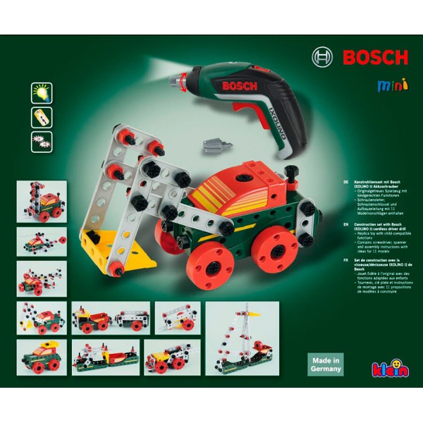 Фото - Пластиковый конструктор Klein Bosch Mini Ixolino II на 110 предметов с шуруповертом (8497)