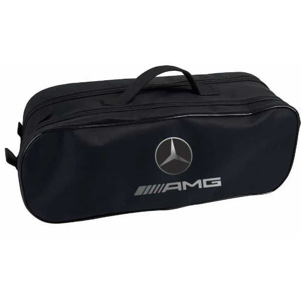Фото - Сумка-органайзер в багажник Poputchik Mecedes-Benz AMG Black 50х18х18 см (03-100-2Д)