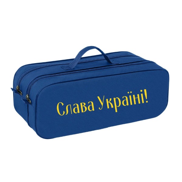 Фото - Набір для авто Poputchik Євростандарт Слава Україні чорна (01-204-IS)