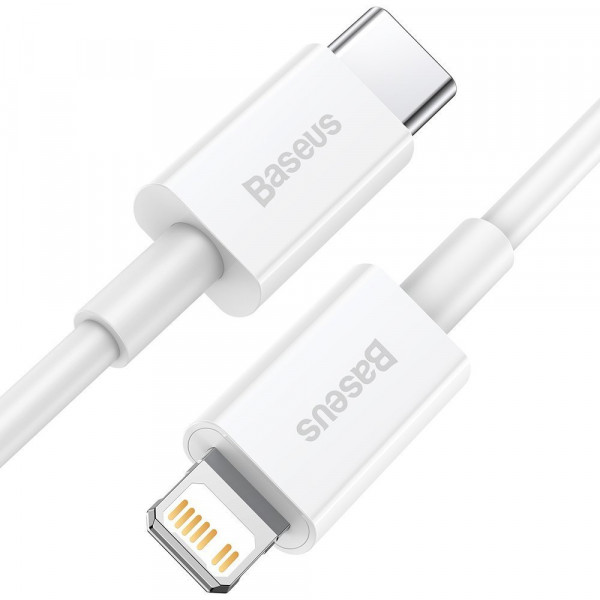 Фото - Кабель Baseus Superior Series Fast Charging Type-C to Lightning PD 20W 1m White (CATLYS-A02)