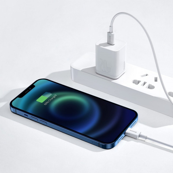Фото - Кабель Baseus Superior Series Fast Charging Type-C to Lightning PD 20W 1m White (CATLYS-A02)