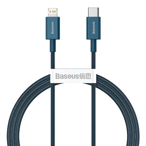 Фото - Кабель Baseus Superior Series Fast Charging Type-C to Lightning PD 20W 1m Blue (CATLYS-A03)
