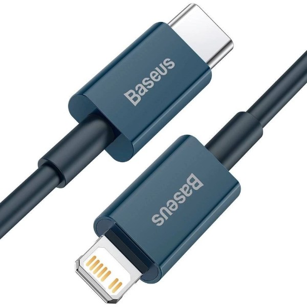 Фото - Кабель Baseus Superior Series Fast Charging Type-C to Lightning PD 20W 1m Blue (CATLYS-A03)