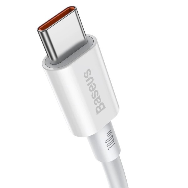 Фото - Кабель Baseus Superior Series Fast Charging Data Cable Type-C to Type-C 100W 1m White (CATYS-B02)