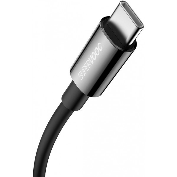 Фото - Кабель синхронізації даних Baseus Superior Series Fast Charging Data Cable USB to Type-C 65W SUPERVOOC 2 m Black (CAYS001001)