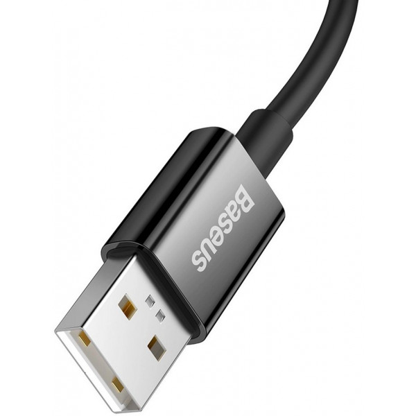 Фото - Кабель синхронізації даних Baseus Superior Series Fast Charging Data Cable USB to Type-C 65W SUPERVOOC 2 m Black (CAYS001001)