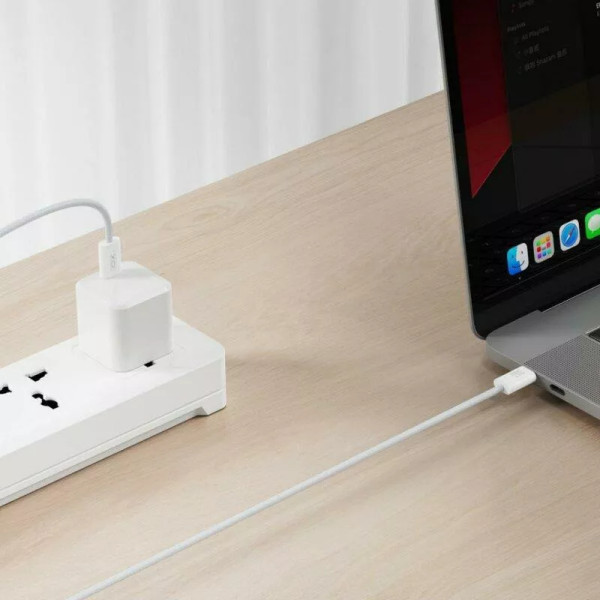 Фото - Кабель синхронізації даних XO iP15 type-c to type-c charging cable 60W white (CB-Q73CC)