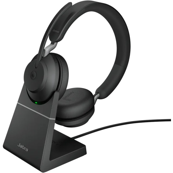 Фото - Гарнітура бездротова Jabra Evolve2 65 Link380c MS Stereo Stand Black (26599-999-889)