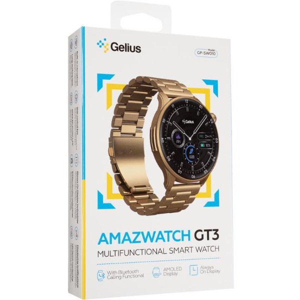Фото - Смарт-годинник Gelius Amazwatch GT3 GP-SW010 Incredible series Bronze Gold