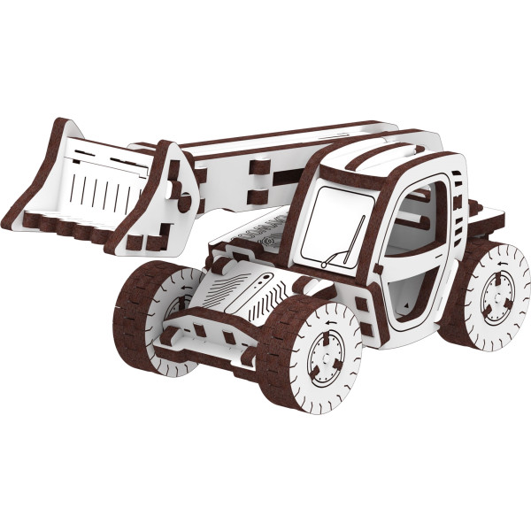 Фото - 3D пазли Mr.Playwood Трактор - Навантажувач (10809)