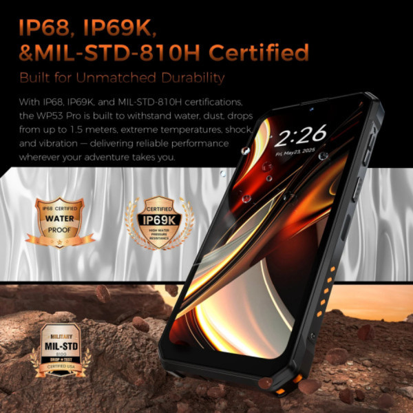 Фото - Смартфон OUKITEL wp53s 4/128GB Black