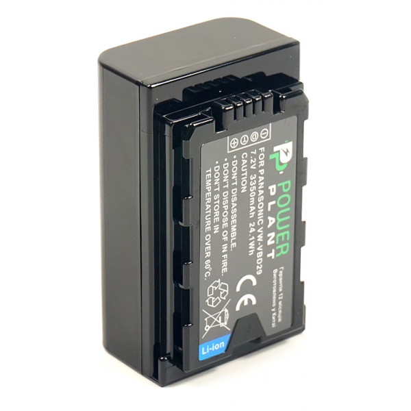 Фото - Аккумулятор для фотокамеры PowerPlant Panasonic VW-VBD29 3350mAh (CB970070) Фото - Аккумулятор для фотокамеры PowerPlant Panasonic VW-VBD29 3350mAh (CB970070)