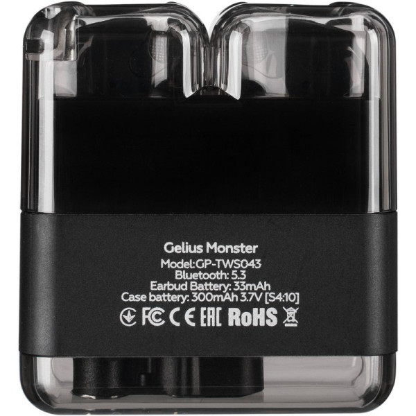 Фото - Навушники вкладиші бездротові TWS Gelius Monster GP-TWS043 Black (99808)