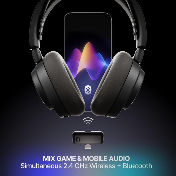 Фото - Гарнітура бездротова ігрова SteelSeries Arctis Nova 7X Gen 2 Wireless Black (61758)