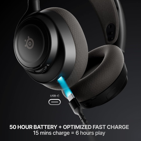 Фото - Гарнітура бездротова ігрова SteelSeries Arctis Nova 7X Gen 2 Wireless Black (61758)