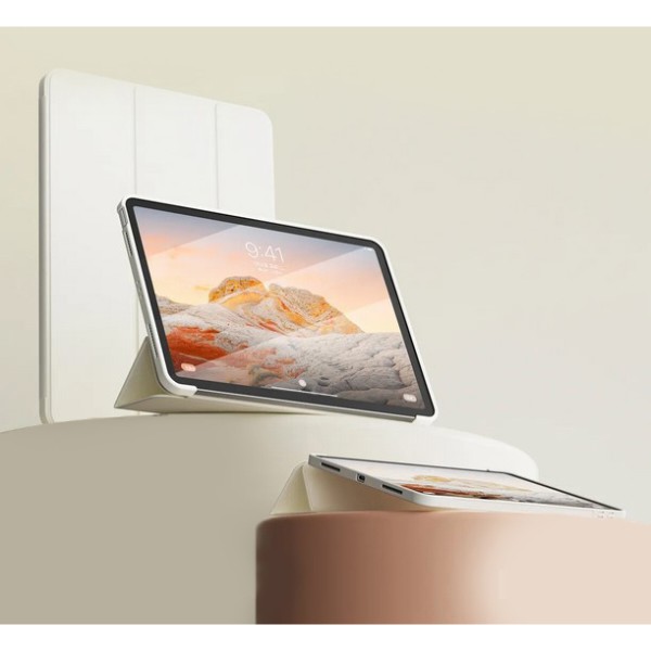 Фото - Чехол для планшета BeCover Tri Fold Soft TPU Silicone for Apple iPad Air (4/5) 2020/2022 10.9'' Beige (711734)