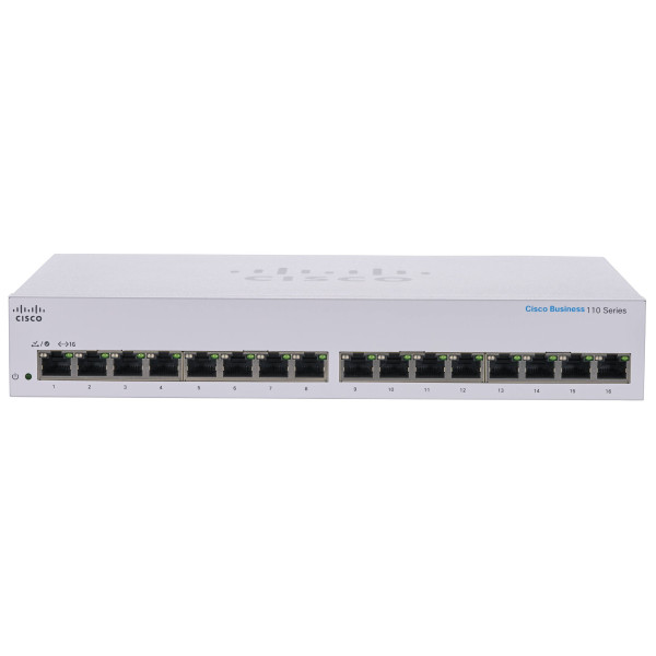 Фото - Коммутатор локальної мережі (Switch) Cisco CBS110-16T-EU