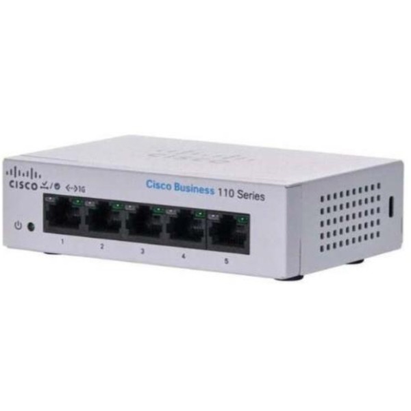 Фото - Коммутатор локальної мережі (Switch) Cisco CBS110-5T-D-EU