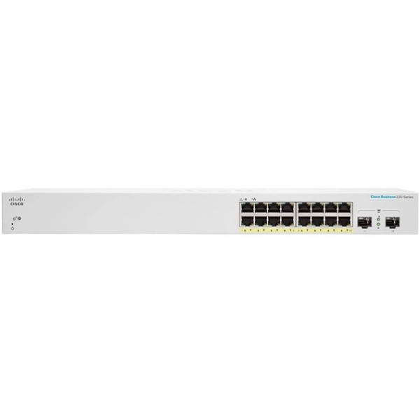 Фото - Коммутатор локальної мережі (Switch) Cisco CBS220-16P-2G-EU