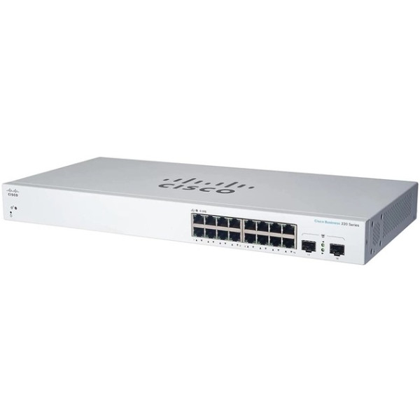 Фото - Коммутатор локальної мережі (Switch) Cisco CBS220-16P-2G-EU