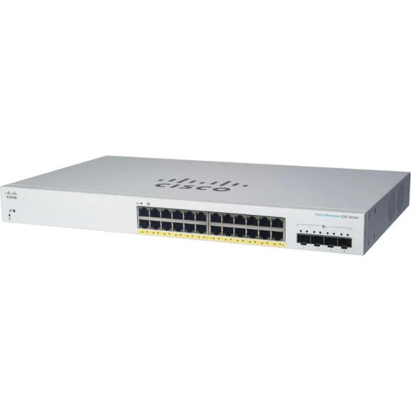 Фото - Коммутатор локальной сети (Switch) Cisco CBS220-24P-4X-EU