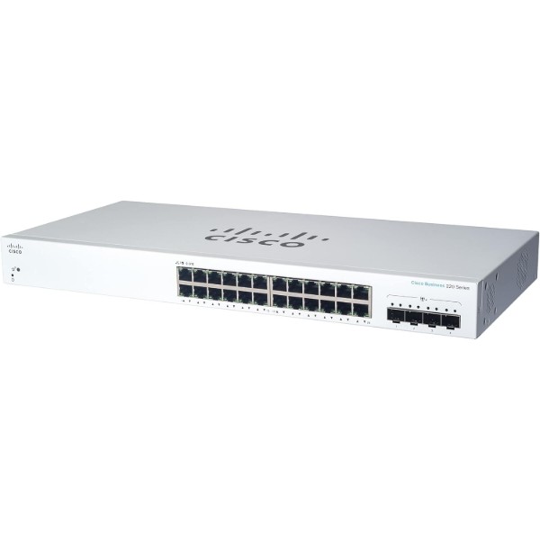Фото - Коммутатор локальной сети (Switch) Cisco CBS220-24T-4X-EU