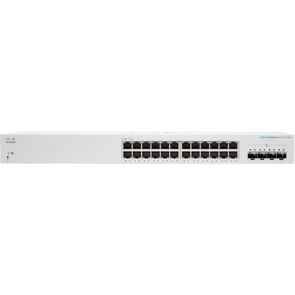 Фото - Коммутатор локальной сети (Switch) Cisco CBS220-24T-4X-EU