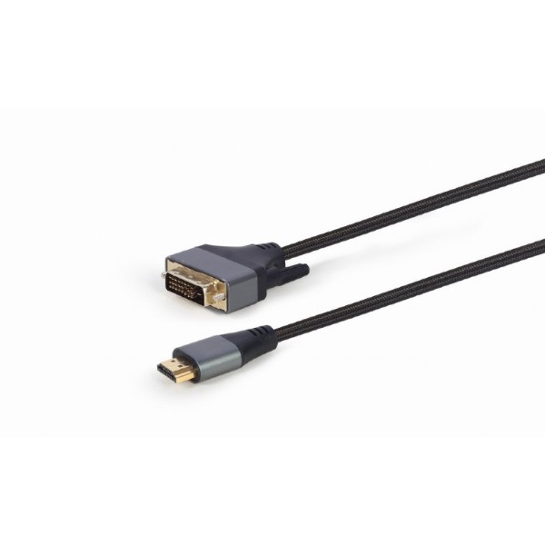 Фото - Кабель HDMI - DVI Cablexpert HDMI 19pin - DVI 18+1pin (CC-HDMI-DVI-4K-6)
