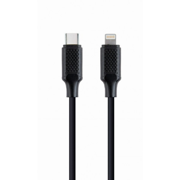 Фото - Кабель синхронізації даних Cablexpert USB 2.0 Power Delivery (PD), C-папа/Lightning, 1,5 m (CC-USB2-CM8PM-1.5M)