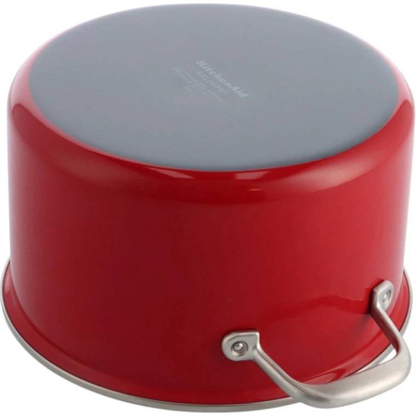 Фото - Набор посуды KitchenAid Steel Core 8 пр. 1,3/3,7/6 л (CC004920-001)