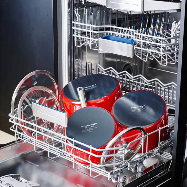Фото - Набор посуды KitchenAid Steel Core 8 пр. 1,3/3,7/6 л (CC004920-001)