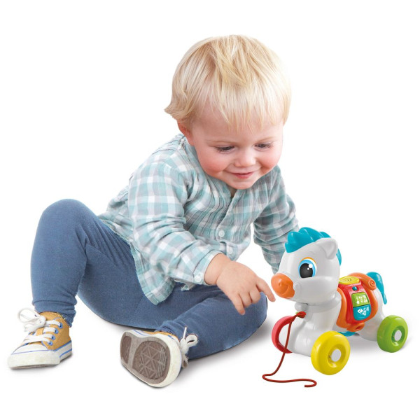 Фото - Інтерактивна каталка Clementoni Pull Along Baby Pony (17812)